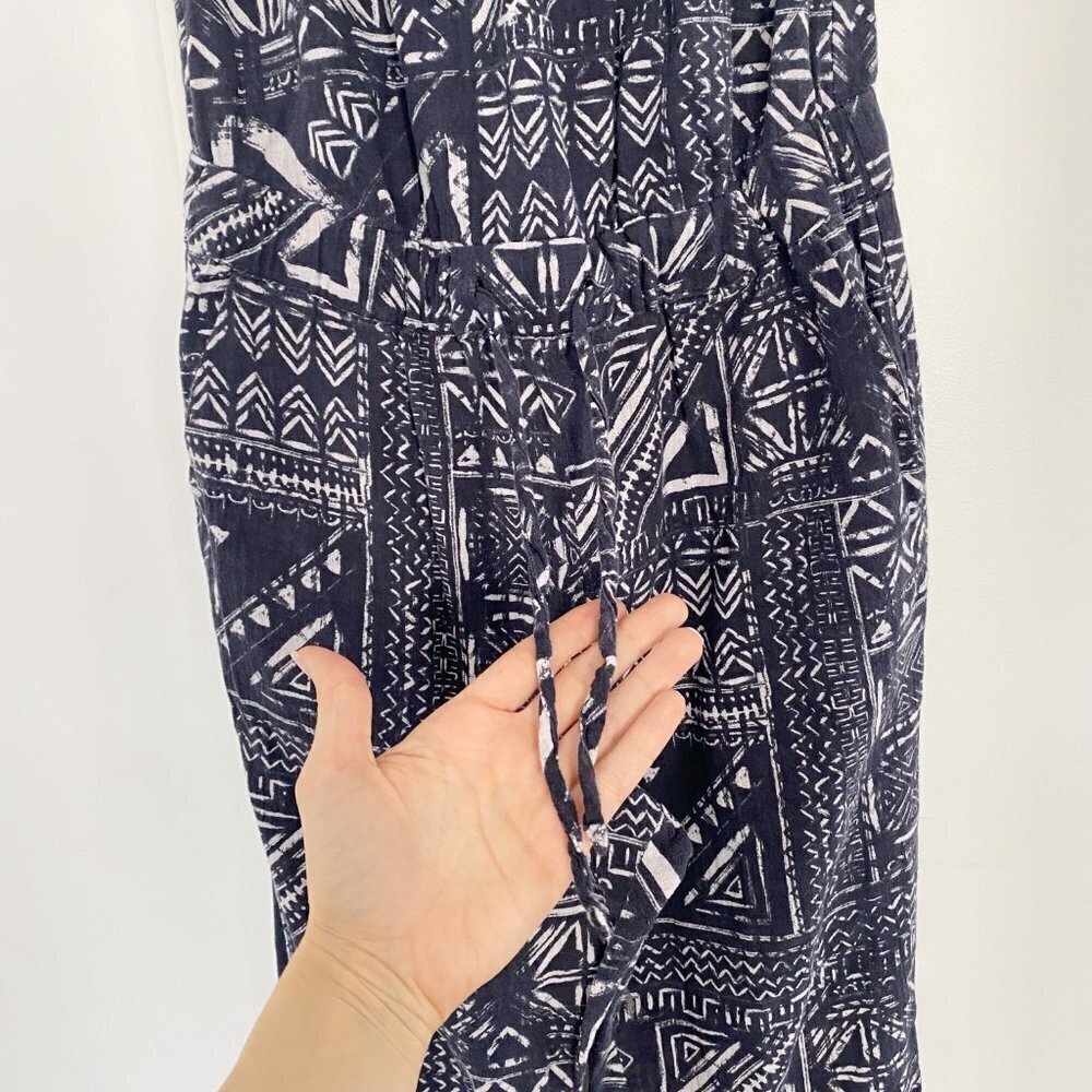 Madewell Blue Kingston Patterened Cover-Up Jumpsuit in Inkspell - Picture 6 of 9